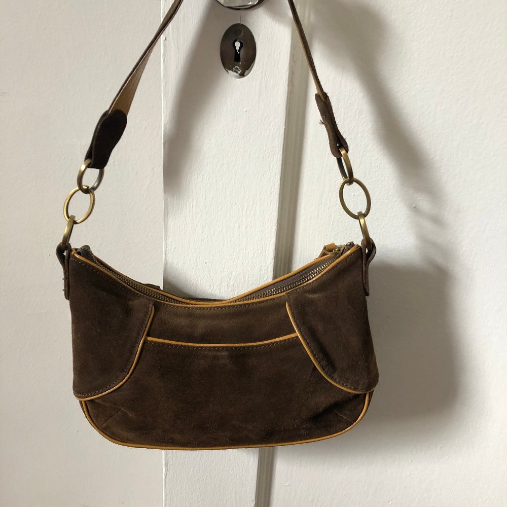 【PORTERNA】Max Suede Shoulder Bag Maxx New York Suede Purse - Gem